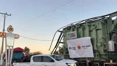 Duplican la capacidad eléctrica de San Juan: el transformador que promete cambiar el suministro