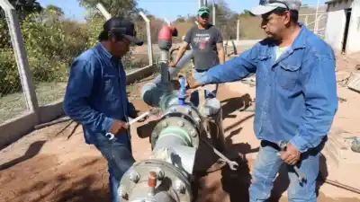 Agua potable para La Loma: comienza una nueva etapa de obras en Embarcación