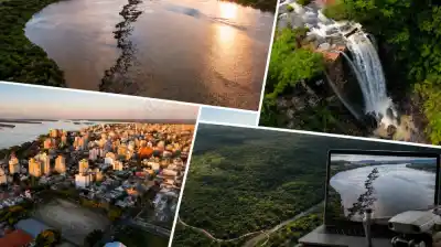 El profe que sube al cielo para enseñar Misiones: su dron cambió la Geografía para siempre