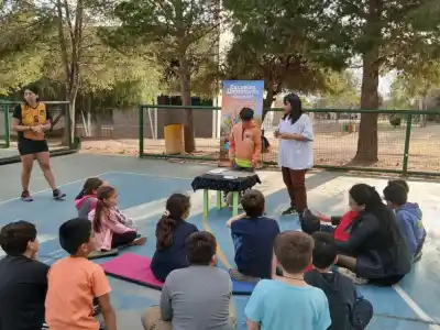 ¿Qué aprendieron los chicos en el primer taller de alimentación saludable de las Escuelas Deportivas?