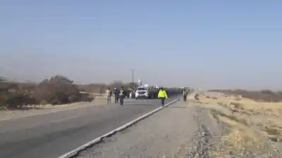 San Cayetano: Vialidad Nacional pide precaución en la RN 40 por la presencia de peregrinos