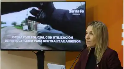 Tenía un arma blanca y amenazó a su padre: la Policía tuvo que usar una Taser para reducirlo