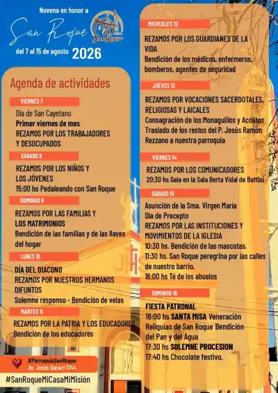 El secreto detrás de los 70 años de fe que paraliza San Luis: la Novena a San Roque arranca con una agenda que nadie esperaba