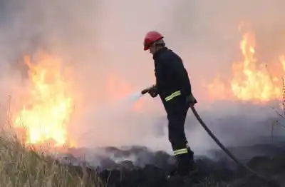 Incendios descontrolados: en un solo día los bomberos tuvieron que salir 11 veces