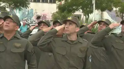 Gendarme Nahuel Gallo: el emotivo reencuentro con la bandera tras 448 días en una cárcel venezolana