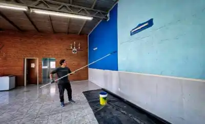 La sede vecinal del Área 17 de Rawson luce renovada: ¿qué trabajos se realizan?