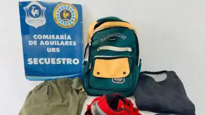Sorprendente hallazgo en Aguilares: secuestran las prendas que usó el ladrón de una escuela