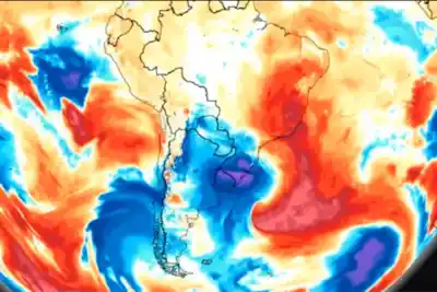 Atención: el frío polar llega con dos embates y Entre Ríos sentirá el impacto