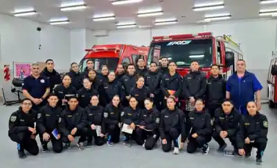 Futuros policías aprendieron en Rawson técnicas que salvan vidas: RCP, DEA y OVACE