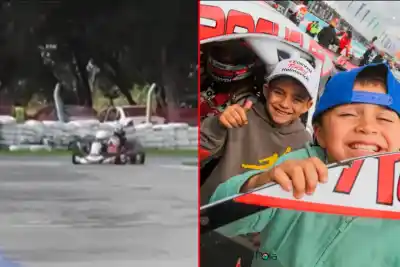 La maniobra que dejó a todos sin palabras: el hijo de Mariano Werner volvió a brillar en el karting