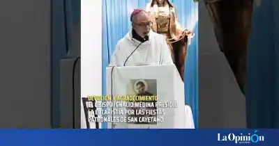 Monseñor Medina encabezó la misa de San Cayetano y dejó un mensaje que moviliza a los fieles