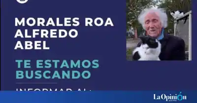 Alerta en Santa Cruz: buscan intensamente a un adulto mayor en Río Gallegos
