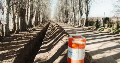 Tupungato: con casi 4 km de cañerías nuevas, buscan garantizar el agua potable para 20 mil vecinos