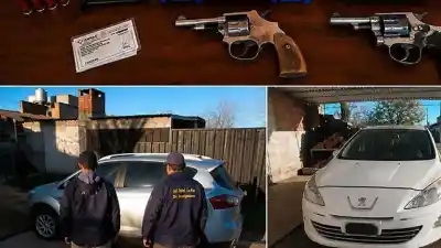 Estafa en Concordia: secuestran vehículos y armas, y detienen a un hombre en allanamientos