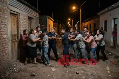 Denunciaron a sus vecinos por disparos y la pelea terminó ante los propios policías
