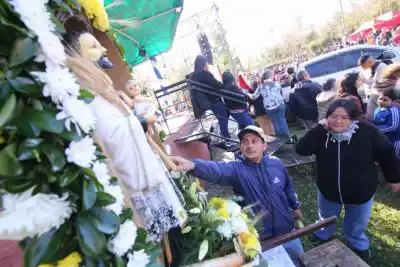 El santuario que reunió a miles de fieles y la visita que nadie esperaba