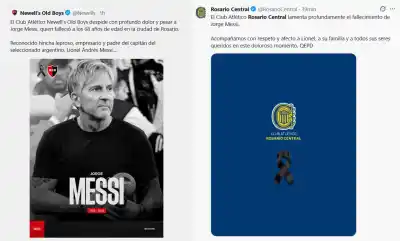 El adiós que conmueve a Rosario: Jorge Messi, el padre del capitán, falleció a los 68 años
