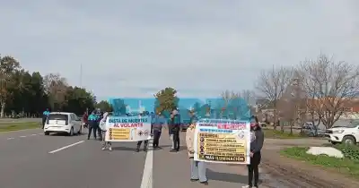 El Peligro: por cuarta vez cortan la Ruta 2 y el reclamo que nadie escucha