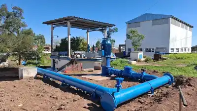 Obras en el Segundo Acueducto: SAMEEP reemplaza una conexión clave y descarta cortes de agua