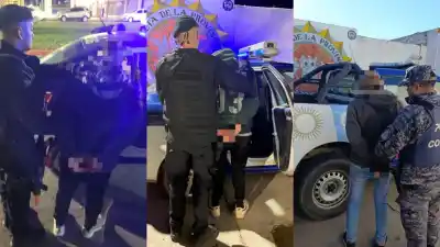 Los atraparon limpiando vidrios en los semáforos y terminaron detenidos: qué les secuestraron