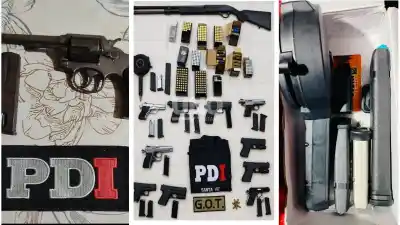 Un arsenal de guerra en pleno Barranquitas: secuestraron 12 armas y 479 cartuchos