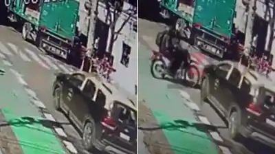 Asaltó a una mujer en Palermo, escapó con el botín y lo atrapó un choque