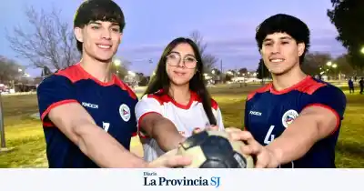 Tres hermanos de San Juan, un mismo sueño: llegar a la cima del handball argentino