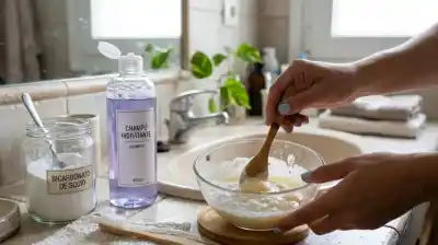 El truco casero que promete un pelo impecable: qué pasa cuando juntás shampoo y bicarbonato
