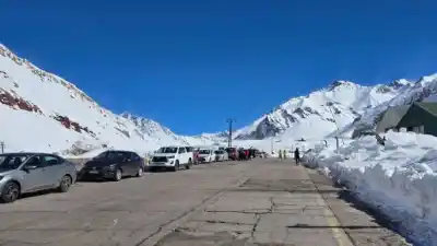 Denuncian que la ruta al Cristo Redentor está despejada y exigen reabrir el paso