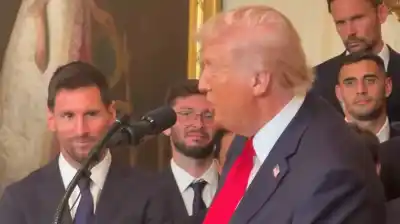 La inesperada confesión de Trump sobre Messi que provocó risas en la Casa Blanca