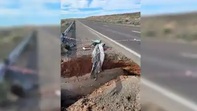 Alerta en la Autovía Norte: un desmoronamiento en la banquina mantiene en vilo a los conductores