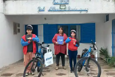 El plan que recorrió 9 departamentos: 152 bicicletas llegaron a 55 escuelas rurales