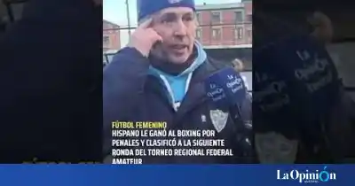 El DT de Hispano rompió el silencio tras el triunfo por penales ante Boxing