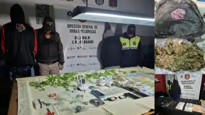 Cayó una banda narco en Aguilares: hallaron cocaína, marihuana y un cargamento de 'tusi' listo para vender
