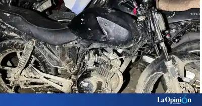 Huyó a pie y dejó abandonada una moto con pedido de captura federal en Caleta Olivia