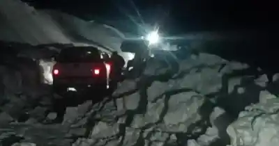 La nieve los dejó atrapados: el operativo de rescate que destrabó la Ruta 16