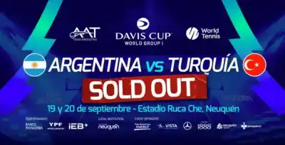 En solo 30 minutos: el furor por la Copa Davis en Neuquén que dejó a todos sin aliento