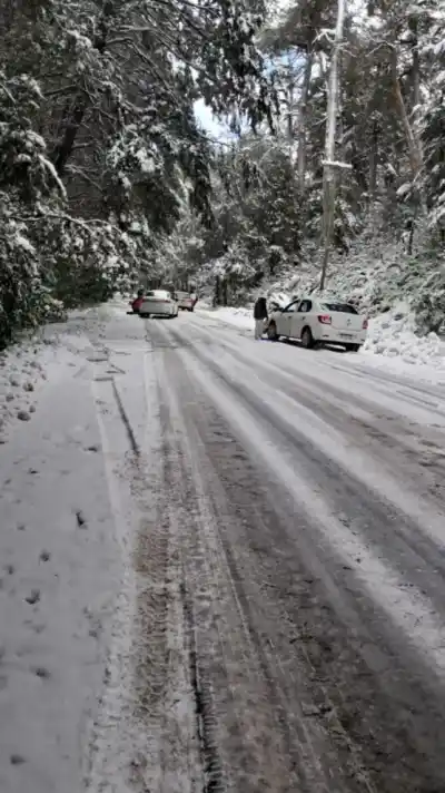 Tras el despeje de vehículos varados, reabren el Circuito Chico pero con cadenas obligatorias