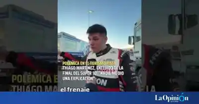 ¿Qué pasó con Thiago Martínez en la final del Súper 10? Su bronca y la sanción que lo dejó afuera