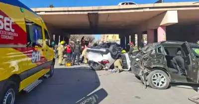 Impactante vuelco en Guaymallén: el conductor del Jeep ya fue imputado y seguirá preso