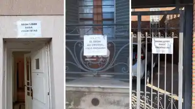 Cansados de esperar: empapelaron Candioti Sur y lanzan una advertencia a la Municipalidad