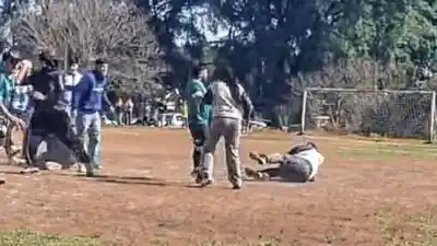 Otra vez violencia en el fútbol amateur de Paraná: qué pasó en La Portland