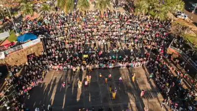 El Peke Fest en Alem desbordó la Plaza del Bicentenario con más de 5.000 niños