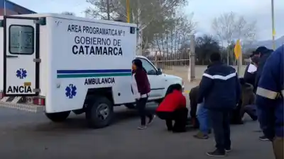 Choque en Santa María: una niña herida terminó en el hospital