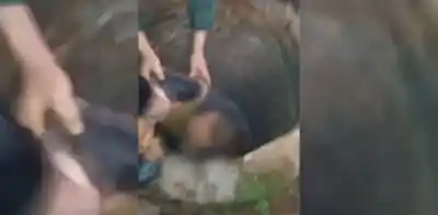 Cayó a un pozo de 15 metros en Azara y su rescate demandó un operativo con sogas