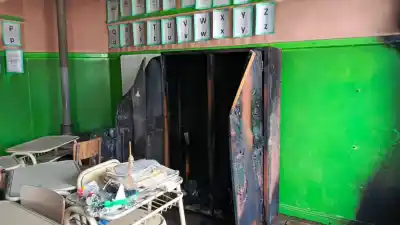 Vandalismo en una escuela de La Quiaca: incendian un aula y roban una cámara de seguridad