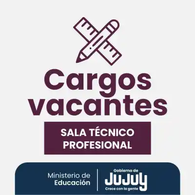 El Ministerio de Educación abre la convocatoria para cubrir cargos docentes en institutos técnicos de Jujuy