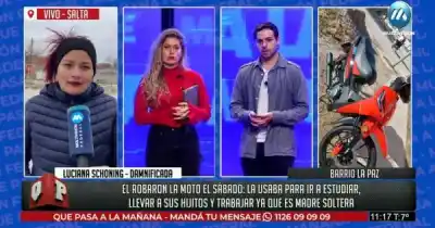 Mamá salteña perdió su moto en pleno día y lanza un desesperado pedido: "Solo quiero que pague"