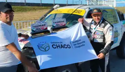 El chaqueño Carlos Verza volvió a subir al podio y sueña con el título en el Rally Raid