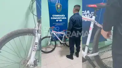 Fuga en Las Termas: “Bomba” Medina escapó dejando una bicicleta sospechosa en plena calle